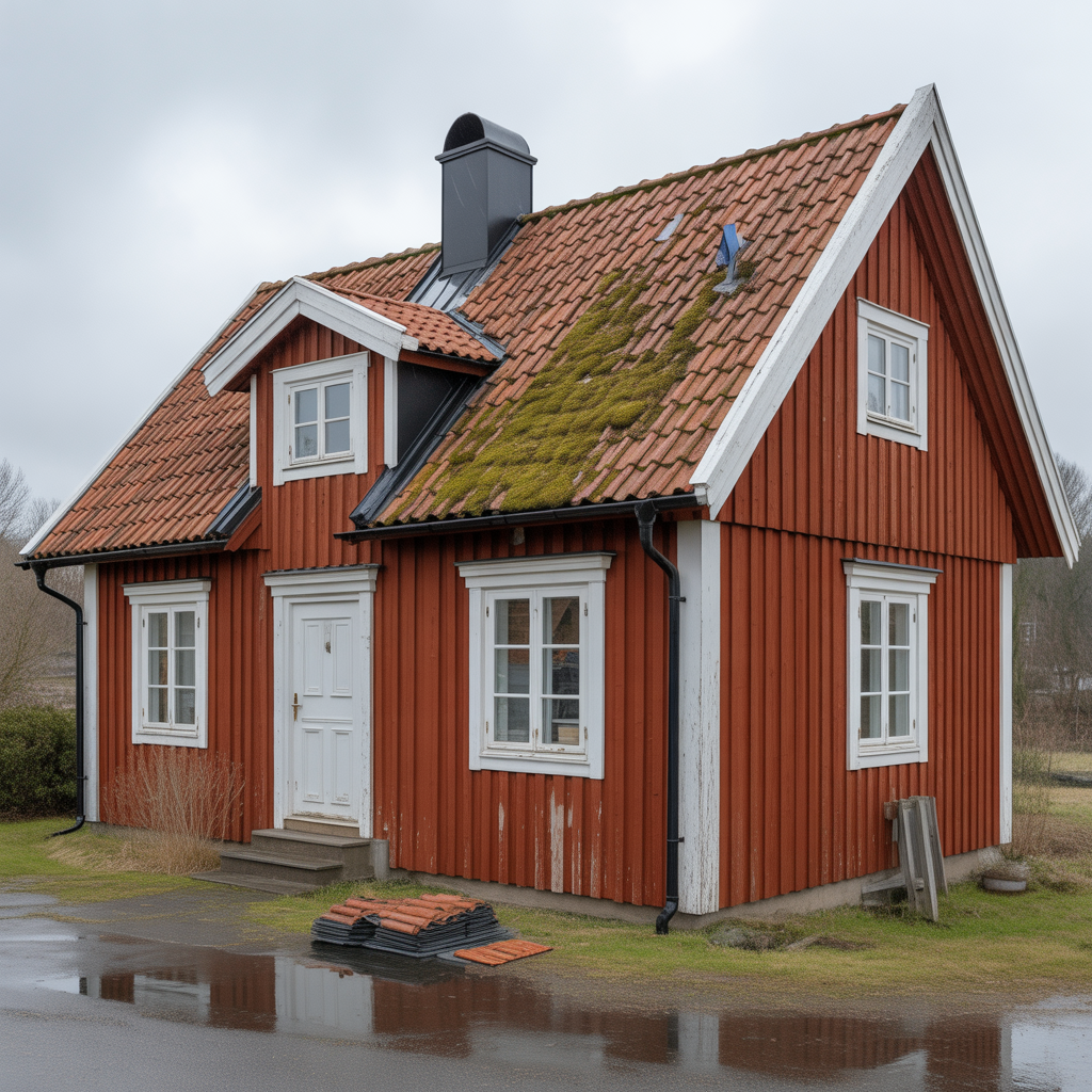felsokning av lackande tak vanliga orsaker och atgarder