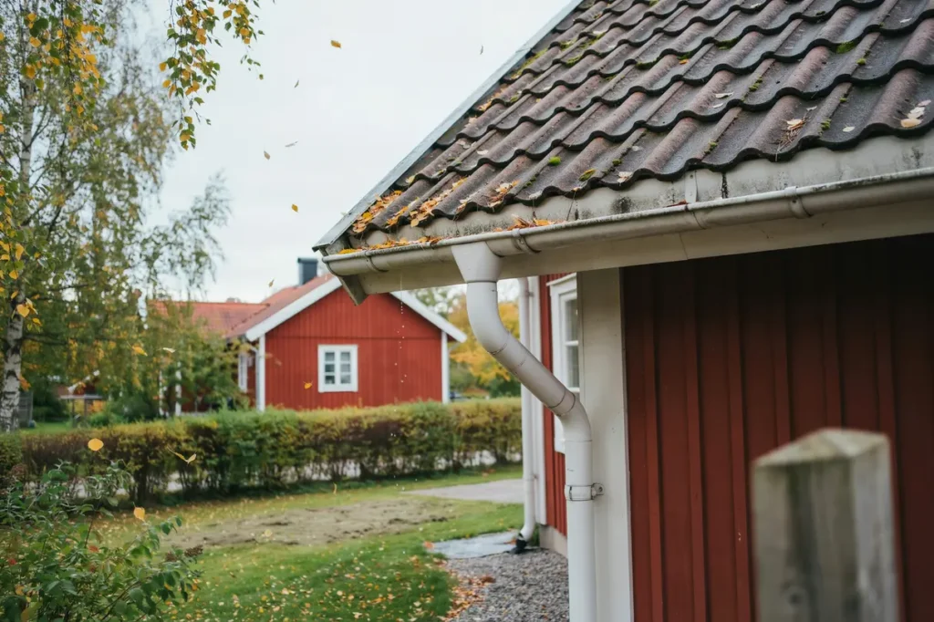 september p taket dags att rensa h ngr nnor och s kra avvattningen inf r h stens l v och skyfall